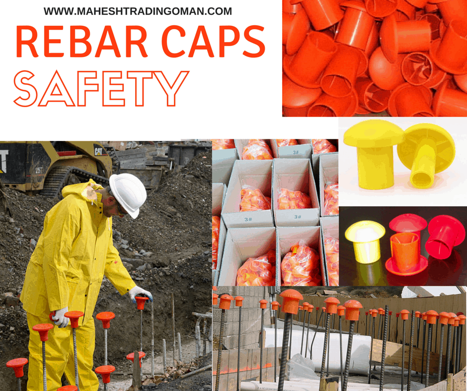 Rebar Caps Safety Cap. Mahesh Trading Company LLC, Oman