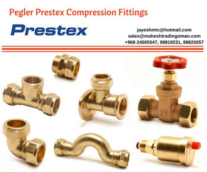 Pegler Compression fittings available in Oman.