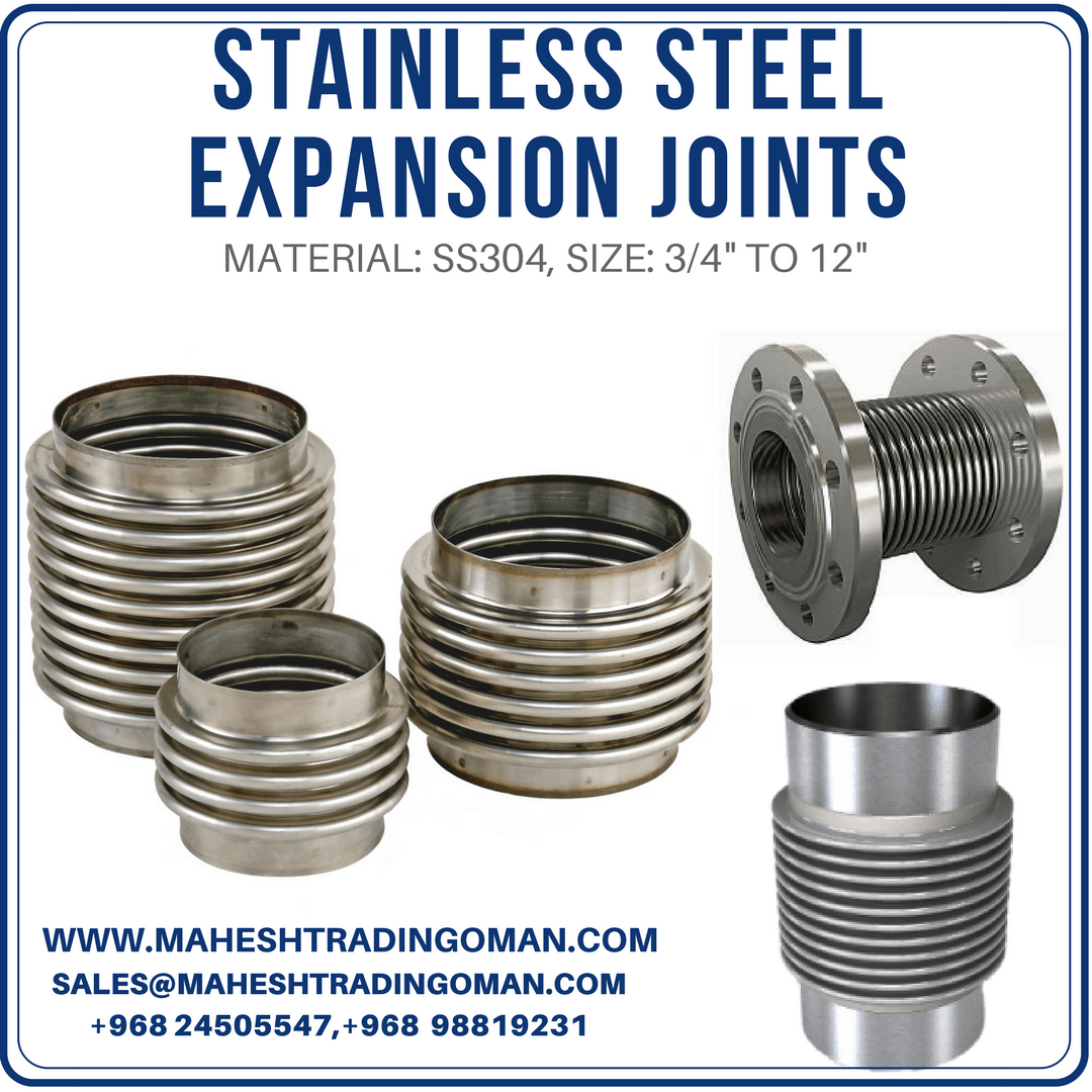 ss expansion joint and expansion bellow in oman