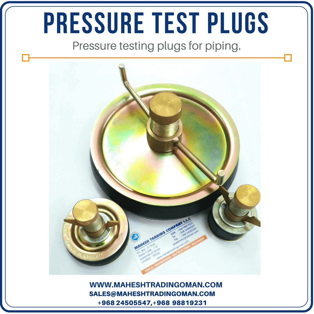 pressure test plug, test plug,