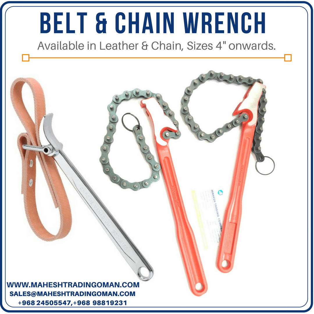 Belt Wrench & Chain Wrench - Mahesh Trading Company LLC, Oman
