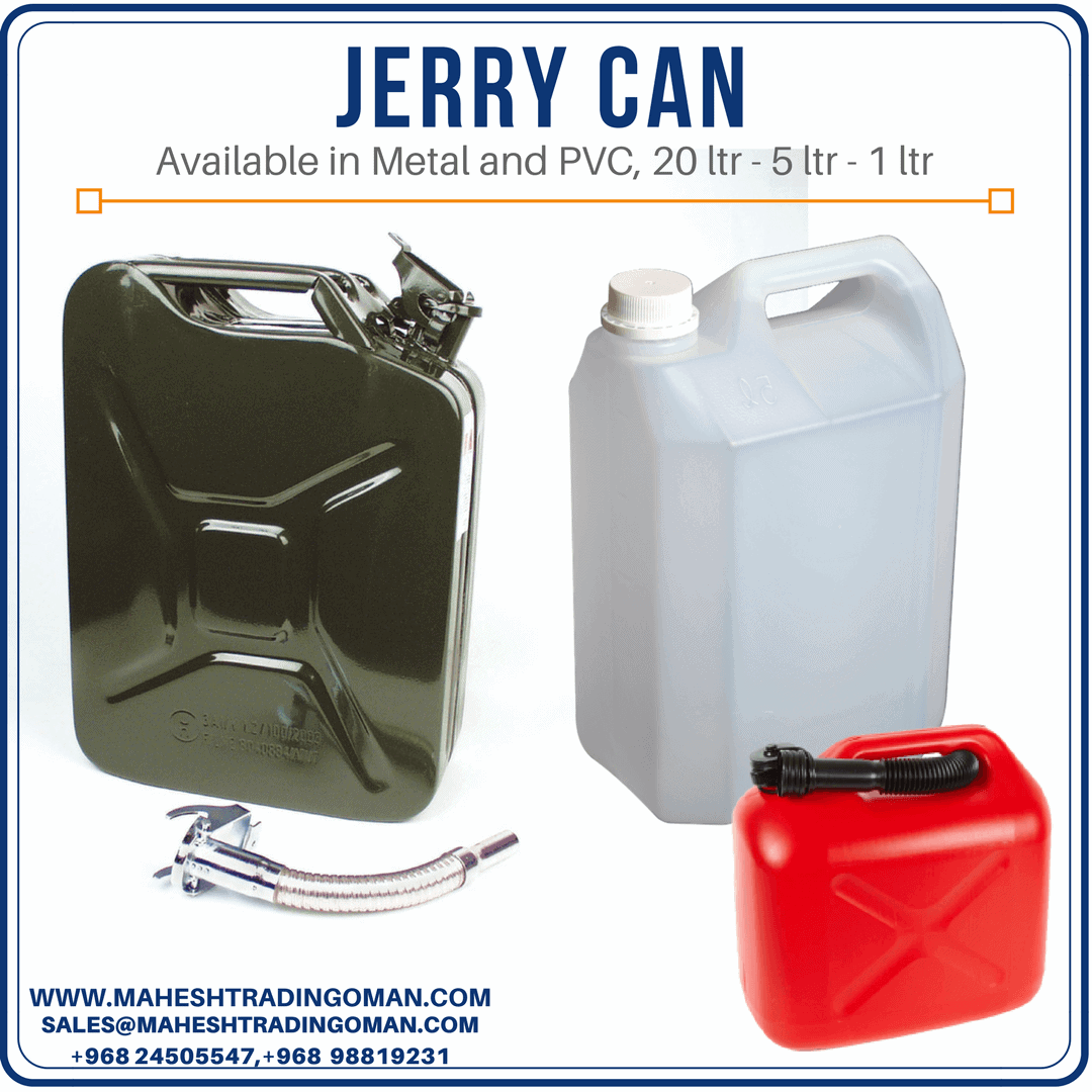 jerry cans, jerry cans oman, petrol jerry can