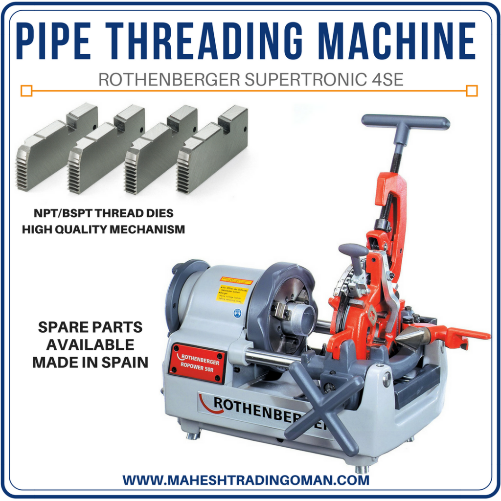 Pipe Threading Machine & Tools Mahesh Trading Company LLC, Oman