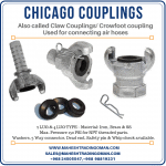 Chicago couplings, Crawfoot couplings with Mahesh Trading Oman