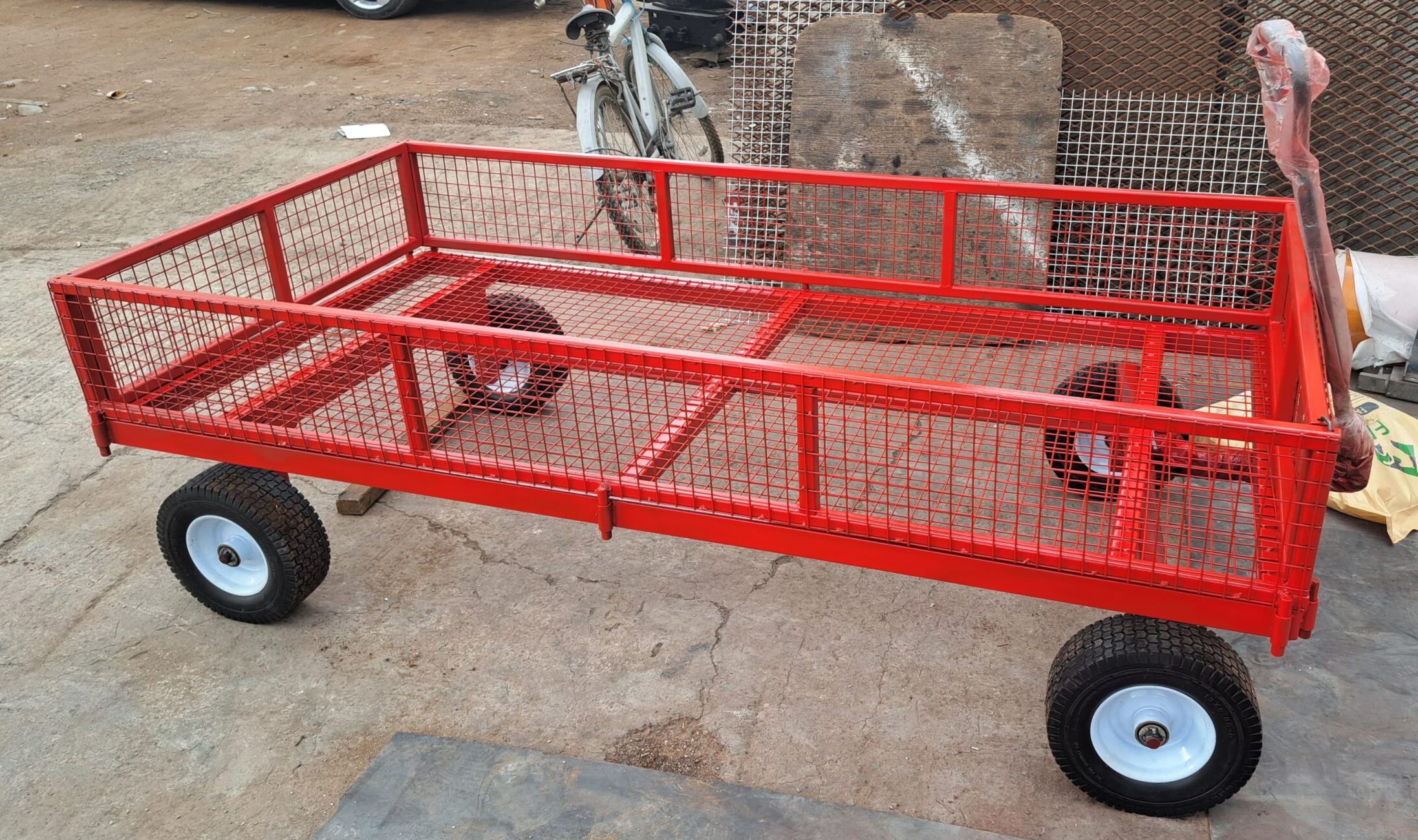 4 WHEEL PULLING TROLLEY