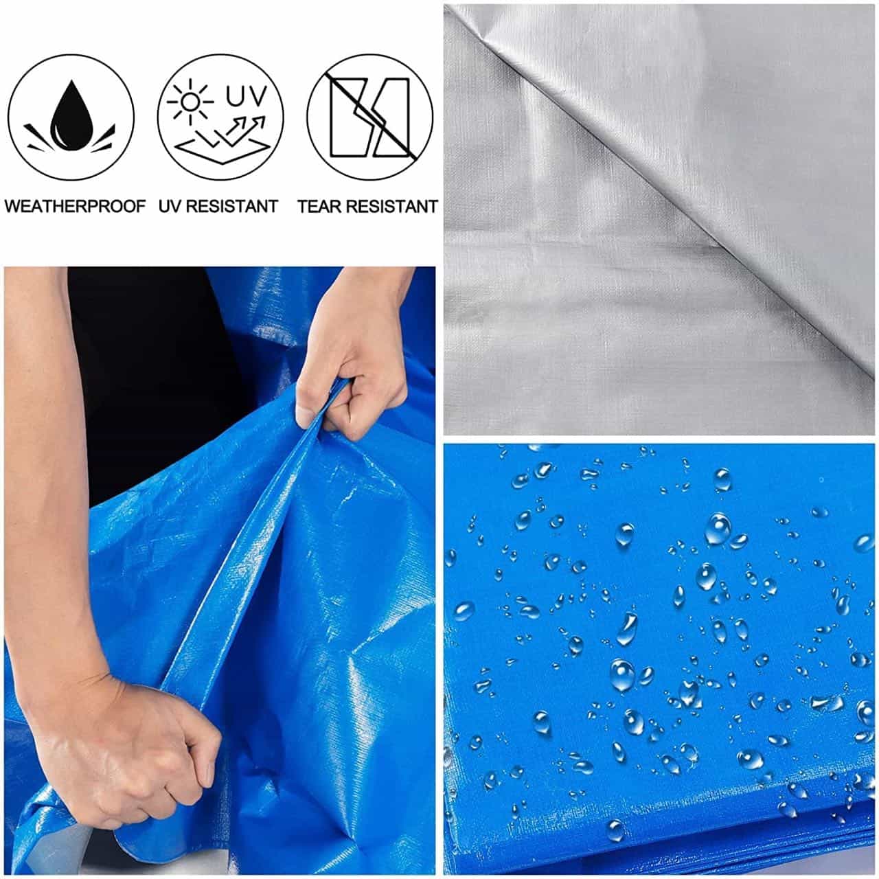 TEAR RESISTANT HEAVY DUTY TARPAULING