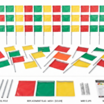 Safety Flags — Red, Green & Yellow